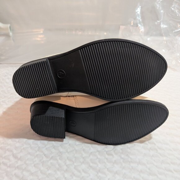 Girl's Art Class Western Ankle Boots White Size 4 - Picture 5 of 5